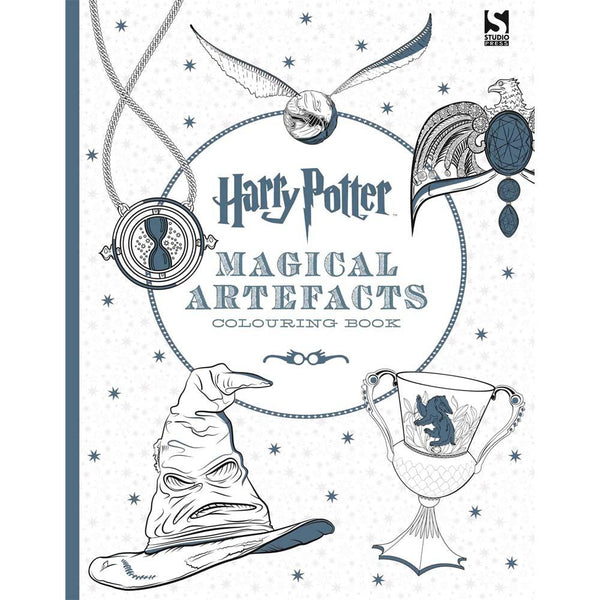 Harry Potter Magical Artefacts Colouring Book 4 (Warner Brothers)-Activity: 繪畫貼紙 Drawing & Sticker-買書書 BuyBookBook