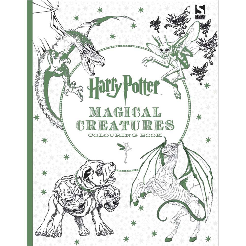Harry Potter Magical Creatures Colouring Book 2 (Warner Brothers)-Activity: 繪畫貼紙 Drawing & Sticker-買書書 BuyBookBook