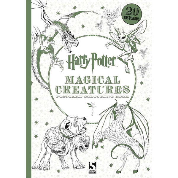 Harry Potter Magical Creatures Postcard Book (20 postcards) (Gemma Cooper)-Activity: 繪畫貼紙 Drawing & Sticker-買書書 BuyBookBook