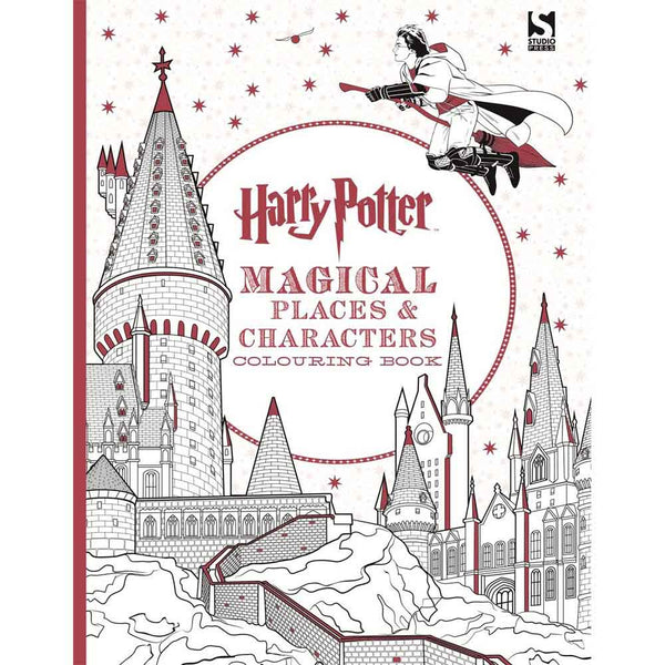 Harry Potter Magical Places and Characters Colouring Book 3 (Warner Brothers)-Activity: 繪畫貼紙 Drawing & Sticker-買書書 BuyBookBook