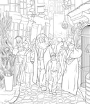 Harry Potter Magical Places and Characters Colouring Book 3 (Warner Brothers)-Activity: 繪畫貼紙 Drawing & Sticker-買書書 BuyBookBook