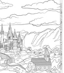 Harry Potter Magical Places and Characters Colouring Book 3 (Warner Brothers)-Activity: 繪畫貼紙 Drawing & Sticker-買書書 BuyBookBook
