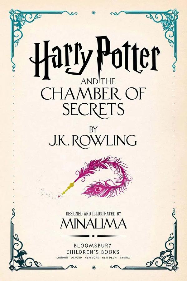 Harry Potter (#2) and the Chamber of Secrets MinaLima Edition (Hardback) (J.K. Rowling) (UK ver.) Bloomsbury