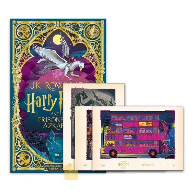 Harry Potter (#3) and the Prisoner of Azkaban MinaLima Edition (J.K. Rowling)-Fiction: 奇幻魔法 Fantasy & Magical-買書書 BuyBookBook