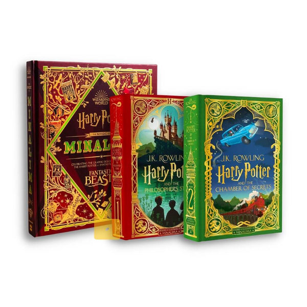 Harry Potter x MinaLima Bundle (Hardback) (J.K. Rowling)-Fiction: 奇幻魔法 Fantasy & Magical-買書書 BuyBookBook