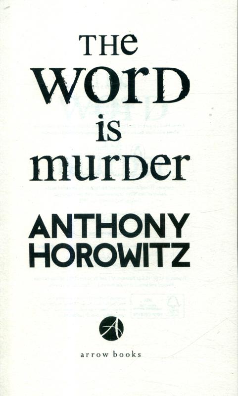 Hawthorne and Horowitz Mysteries