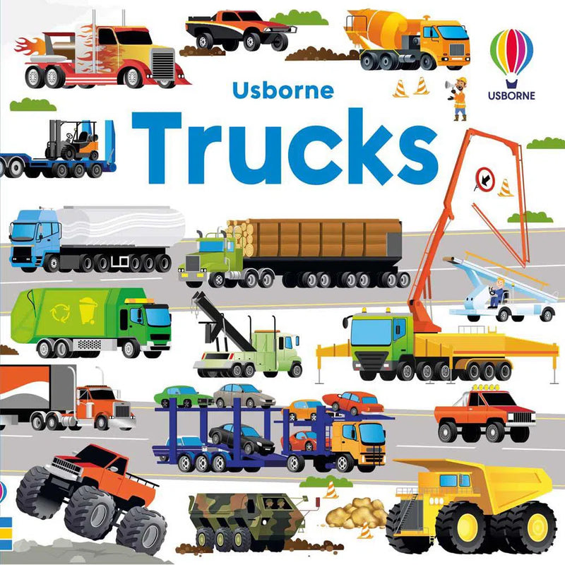 Heavy Vehicles Bundle (Usborne Book and Jigsaw)-Activity: 拼砌玩具 Jigsaw & Toy-買書書 BuyBookBook