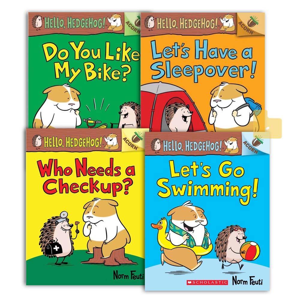 Hello, Hedgehog! #01-04 Bundle (4 books) (Acorn) Scholastic