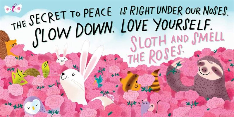 Hello!Lucky Book, A - Sloth and Smell the Roses (Board Book) - 買書書 BuyBookBook