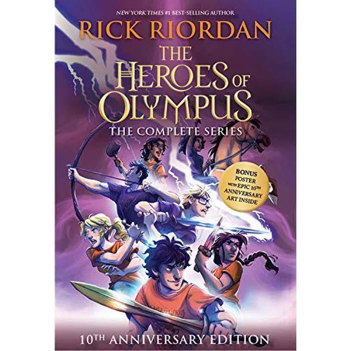 Heroes of Olympus Paperback Boxed Set, The-10th Anniversary Edition-Children’s / Teenage fiction: Traditional stories-買書書 BuyBookBook