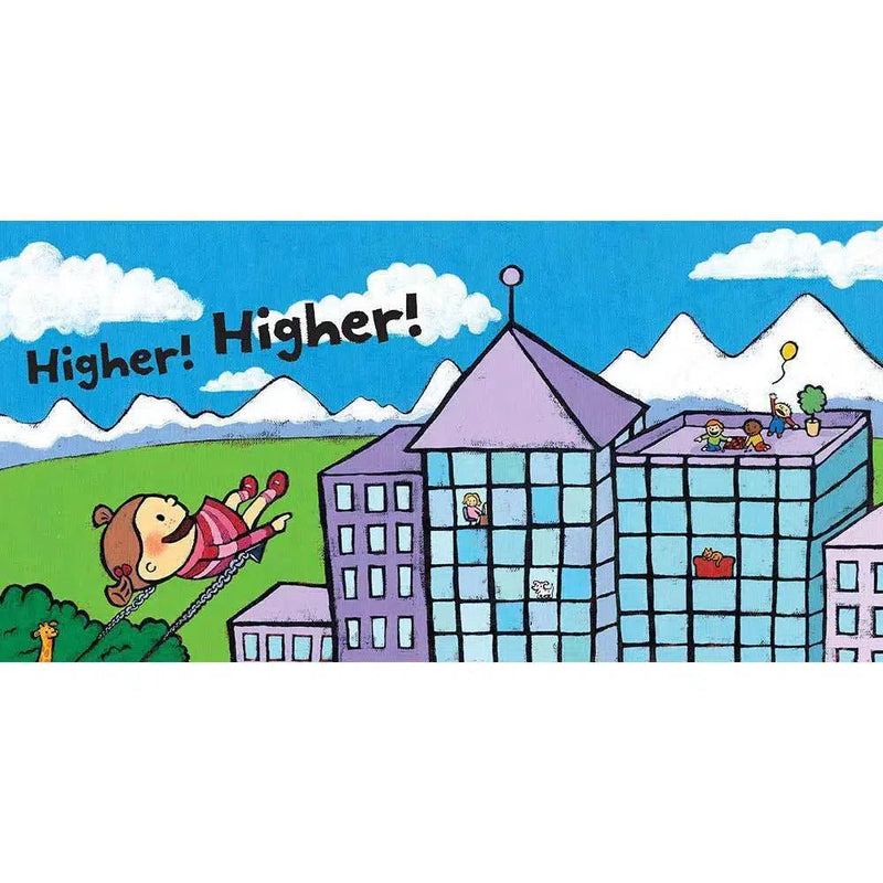 Higher! Higher! (Board Book) (Leslie Patricelli) Candlewick Press