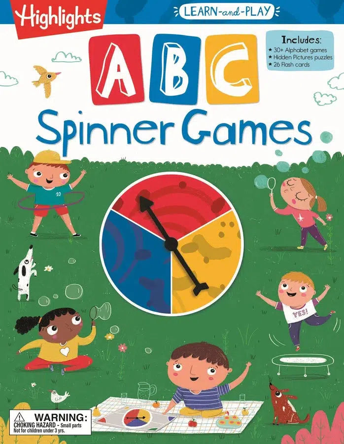 Highlights Learn-and-Play ABC Spinner Games-Children’s Early years / early learning concepts-買書書 BuyBookBook