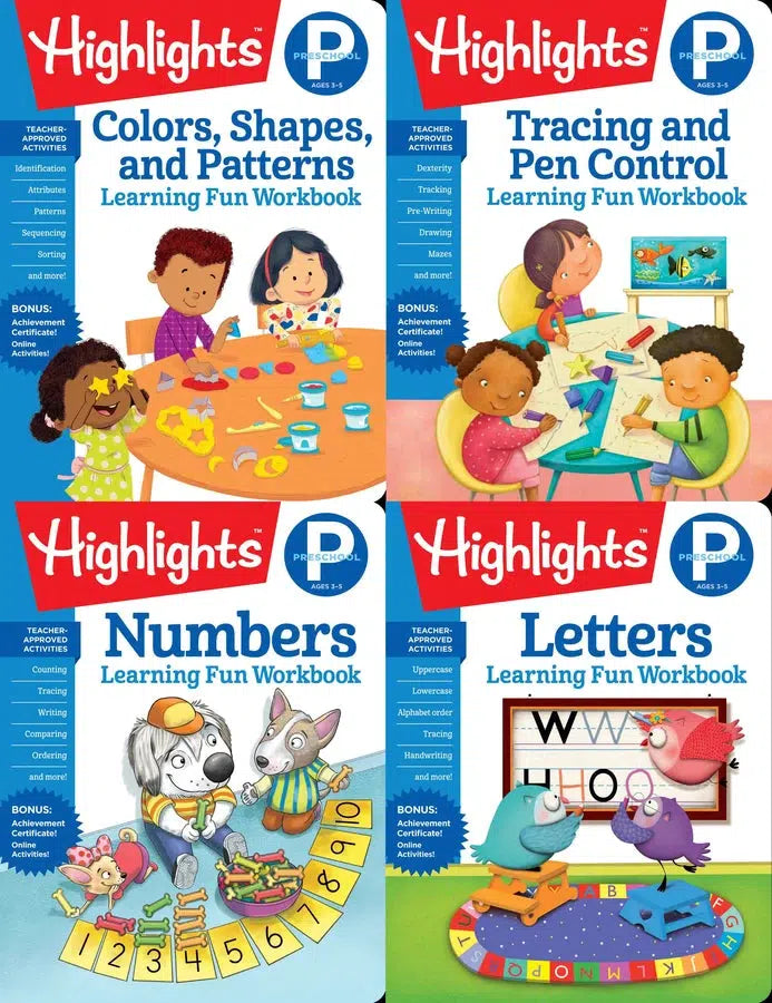 Highlights Preschool Learning Workbook Pack-Children’s Early years / early learning concepts-買書書 BuyBookBook