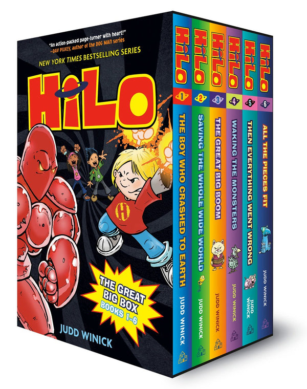 Hilo: The Great Big Box (Books 1-6)-Manga and East Asian style / tradition comic books-買書書 BuyBookBook