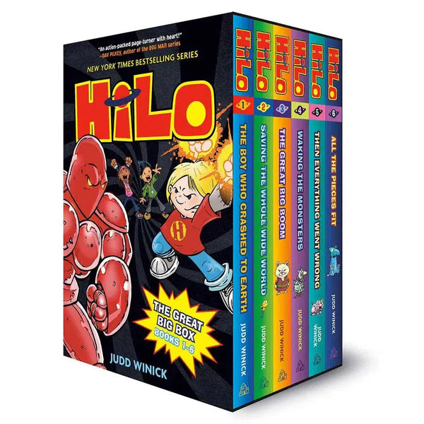 Hilo #01-06 The Great Big Box (6 Books) (Hardcover) PRHUS