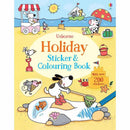 Holiday Sticker and Colouring Book Usborne