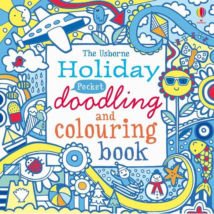 Holiday Pocket Doodling and Colouring Book Usborne