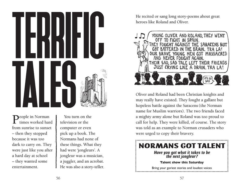 Horrible Histories - Stormin' Normans (Newspaper ed.)-Nonfiction: 歷史戰爭 History & War-買書書 BuyBookBook