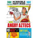 Horrible Histories - Angry Aztecs (Newspaper ed.) (Terry Deary)-Nonfiction: 歷史戰爭 History & War-買書書 BuyBookBook