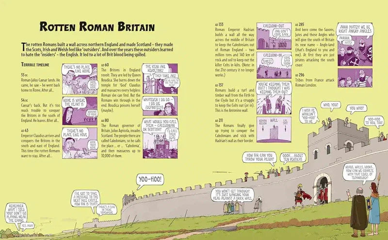 Horrible Histories - Britain and Ireland (Newspaper ed.) (Terry Deary)-Nonfiction: 歷史戰爭 History & War-買書書 BuyBookBook