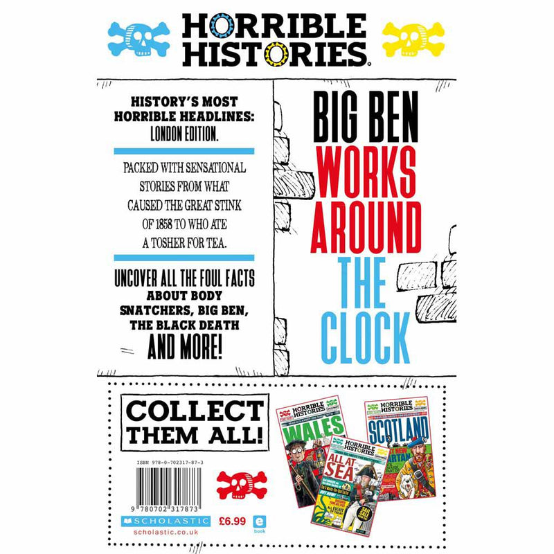 Horrible Histories - Gruesome Guides London (Newspaper ed.) - 買書書 BuyBookBook