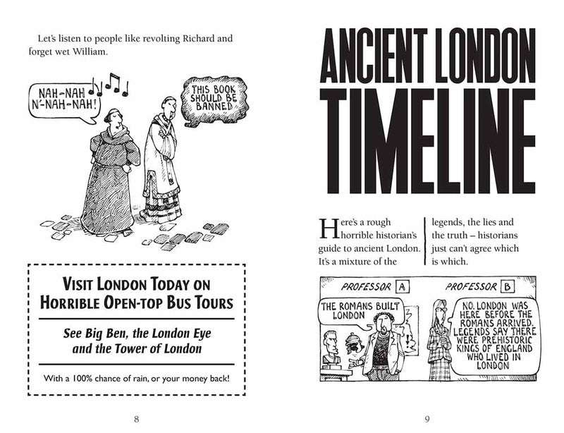 Horrible Histories - Gruesome Guides London (Newspaper ed.) - 買書書 BuyBookBook