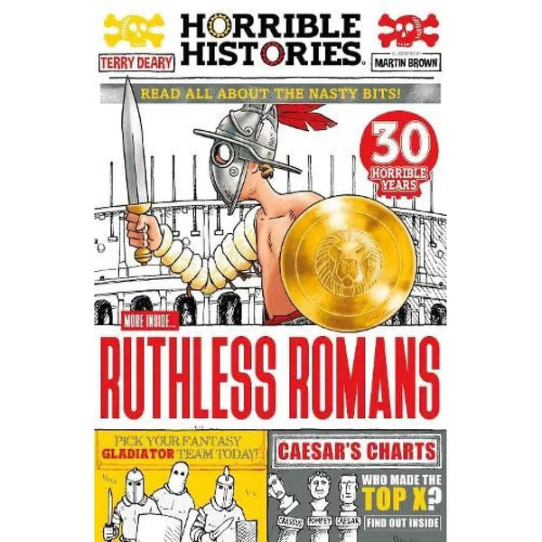 Horrible Histories - Ruthless Romans (Newspaper ed.)-Nonfiction: 歷史戰爭 History & War-買書書 BuyBookBook