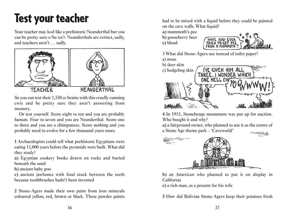 Horrible Histories - Savage Stone Age (Newspaper ed.) - 買書書 BuyBookBook