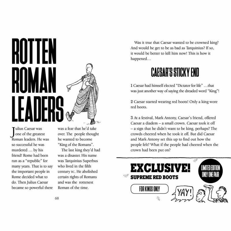 Horrible Histories - Rotten Romans (Newspaper ed.) Scholastic UK