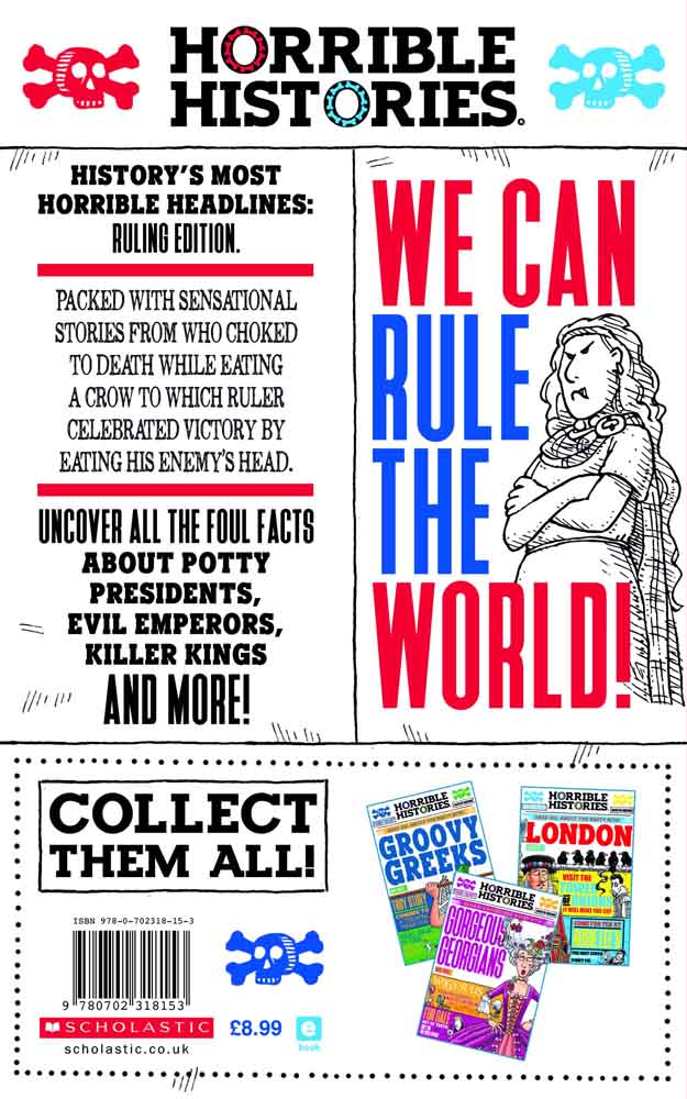 Horrible Histories Special - Rotten Rulers (Newspaper ed.) - 買書書 BuyBookBook