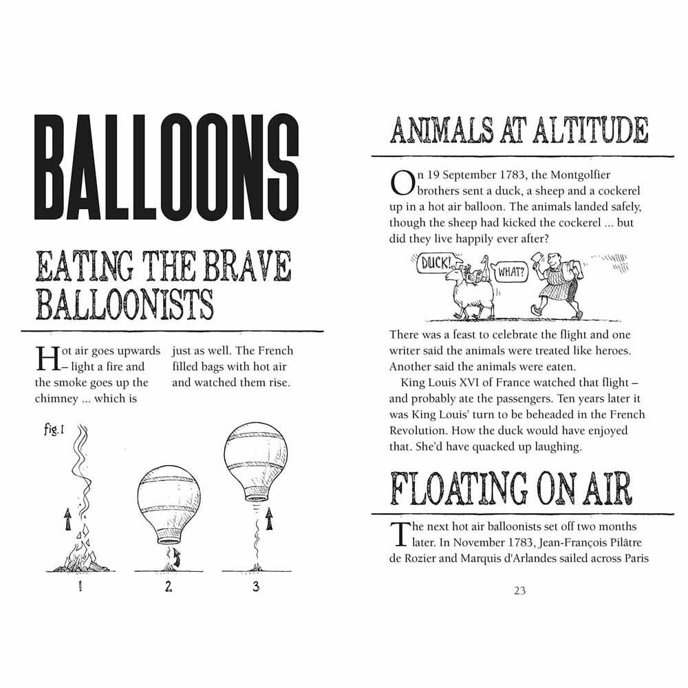Horrible Histories - Up in the Air (Newspaper ed.) Scholastic UK