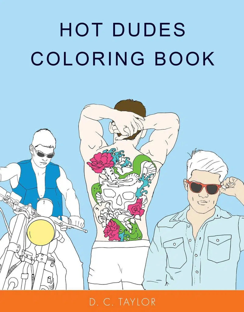 Hot Dudes Coloring Book-Lifestyle and Leisure-買書書 BuyBookBook