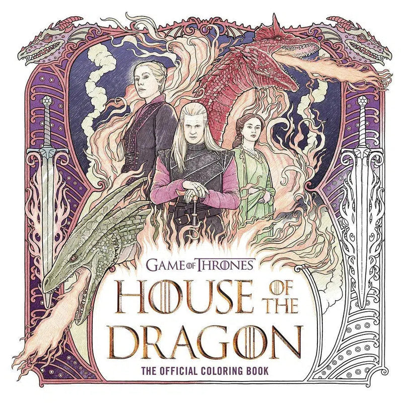 House of the Dragon: The Official Coloring Book-Adult colouring and activity books-買書書 BuyBookBook