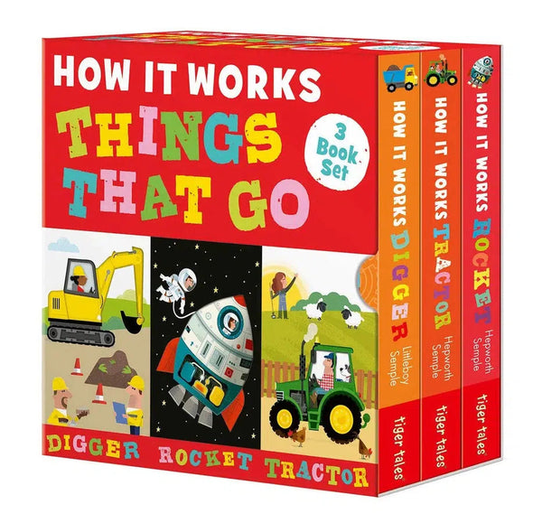 How it Works: Things That Go 3-Book Boxed Set-Children’s / Teenage general interest: Machines and how things work-買書書 BuyBookBook