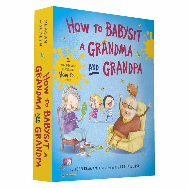 How to Babysit a Grandma and Grandpa Board Book Boxed Set-Children’s / Teenage fiction: Family and home stories-買書書 BuyBookBook