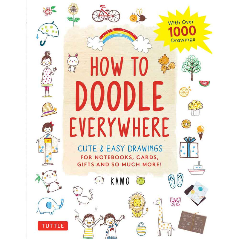 How to Doodle Everywhere-Activity: 繪畫貼紙 Drawing & Sticker-買書書 BuyBookBook