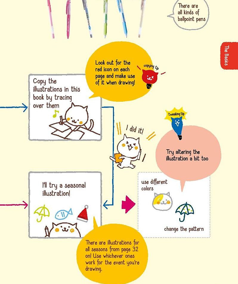 How to Doodle Year-Round (Kamo)-Activity: 繪畫貼紙 Drawing & Sticker-買書書 BuyBookBook