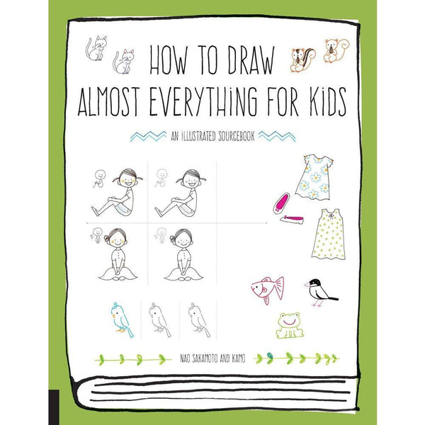 How to Draw Almost Everything for Kids-Activity: 繪畫貼紙 Drawing & Sticker-買書書 BuyBookBook