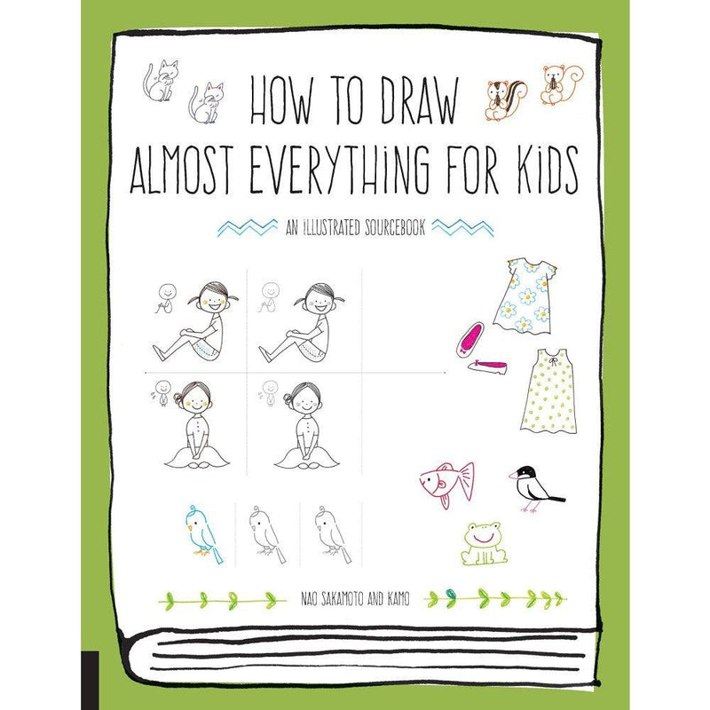 How to Draw Almost Everything for Kids-Activity: 繪畫貼紙 Drawing & Sticker-買書書 BuyBookBook