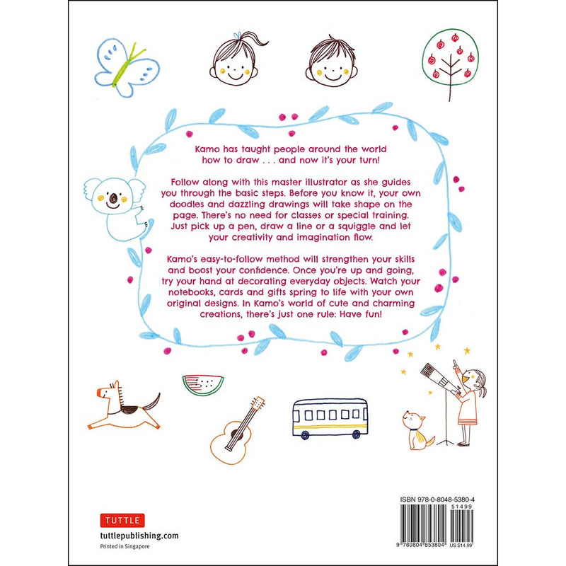 How to Draw Anything Anytime (Kamo)-Activity: 繪畫貼紙 Drawing & Sticker-買書書 BuyBookBook