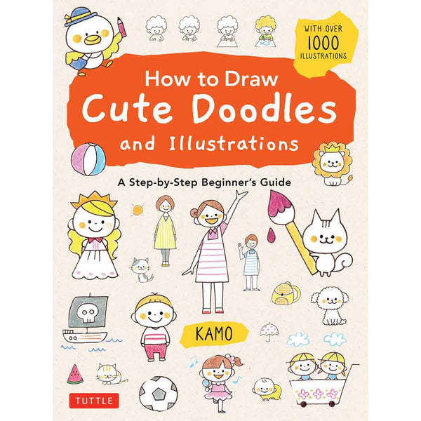 How to Draw Cute Doodles and Illustrations-Activity: 繪畫貼紙 Drawing & Sticker-買書書 BuyBookBook