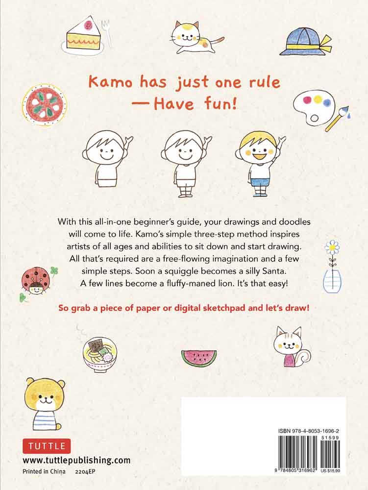 How to Draw Cute Doodles and Illustrations-Activity: 繪畫貼紙 Drawing & Sticker-買書書 BuyBookBook