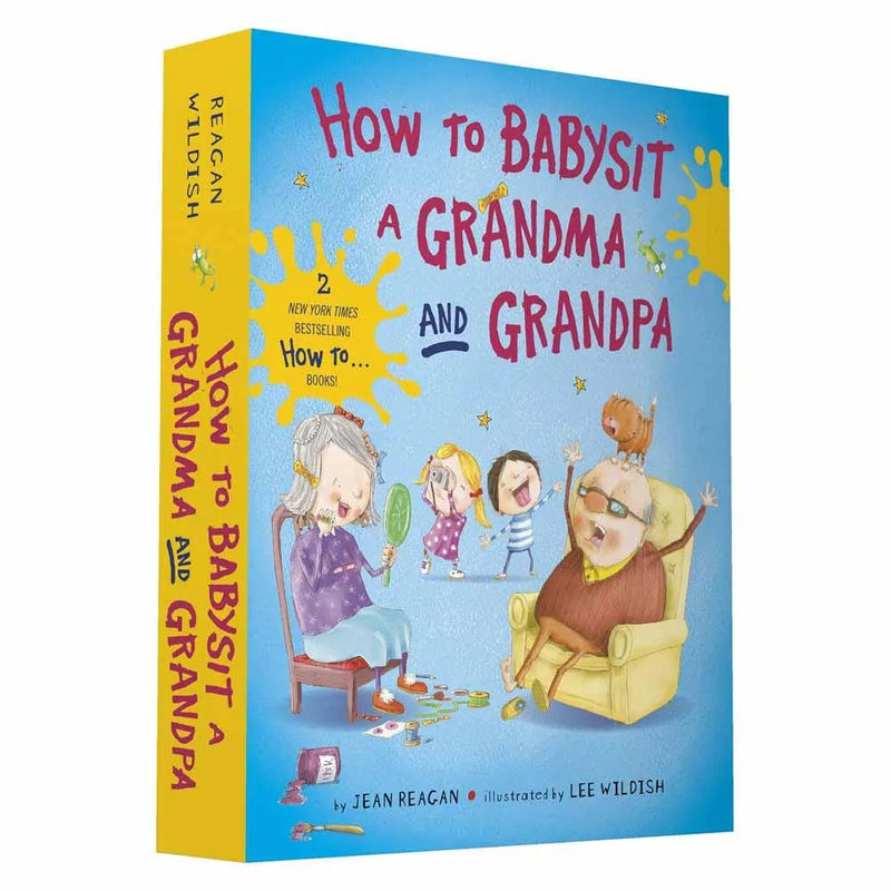 How to Babysit a Grandma and Grandpa Board Book Boxed Set