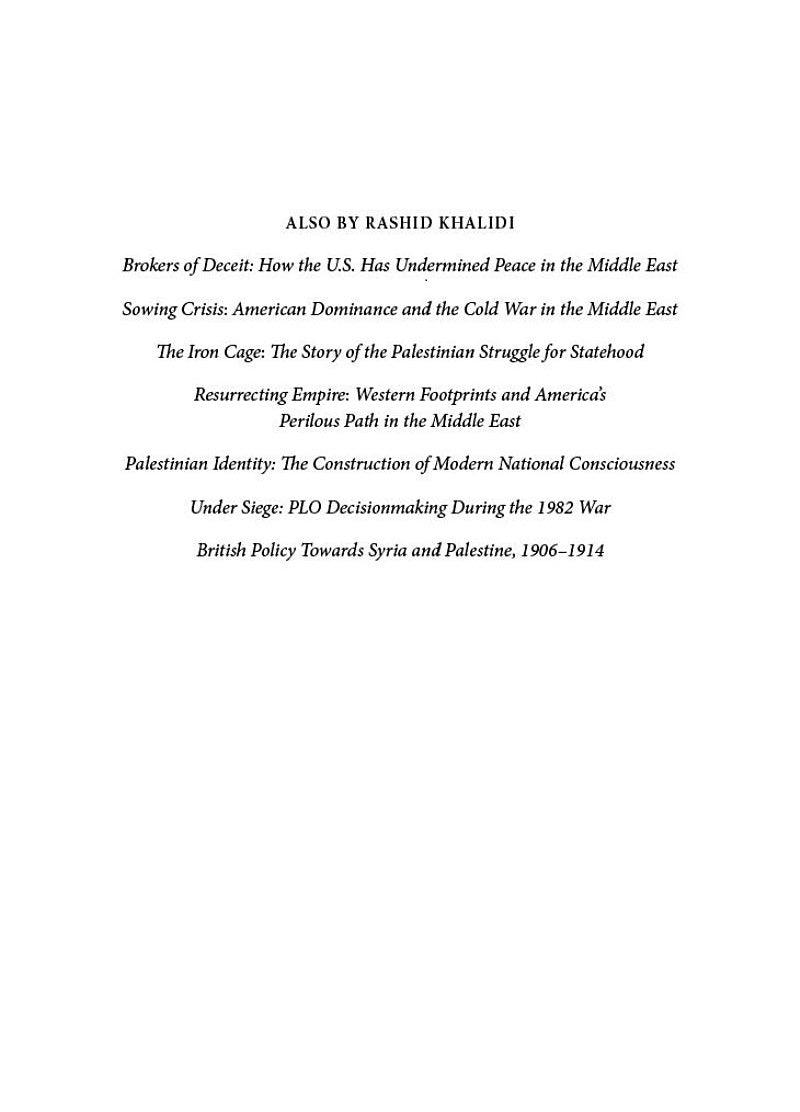 Hundred Years' War on Palestine, The (Rashid Khalidi)-Nonfiction: 歷史戰爭 History & War-買書書 BuyBookBook