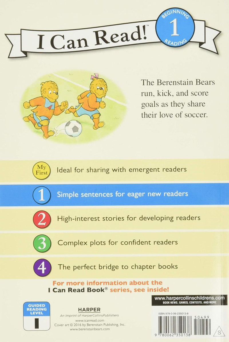 ICR: Berenstain Bears' We Love Soccer!, The (I Can Read! L1)-Fiction: 橋樑章節 Early Readers-買書書 BuyBookBook