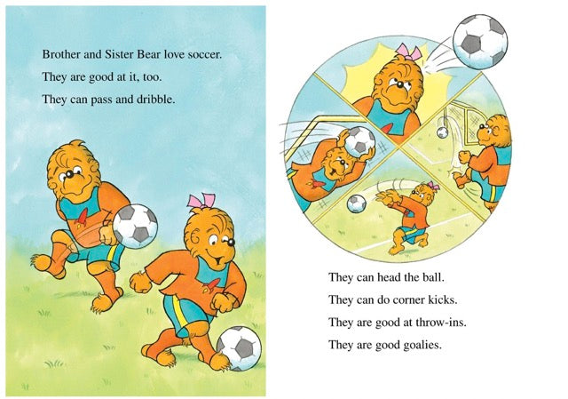 ICR: Berenstain Bears' We Love Soccer!, The (I Can Read! L1)-Fiction: 橋樑章節 Early Readers-買書書 BuyBookBook