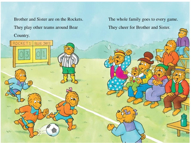 ICR: Berenstain Bears' We Love Soccer!, The (I Can Read! L1)-Fiction: 橋樑章節 Early Readers-買書書 BuyBookBook