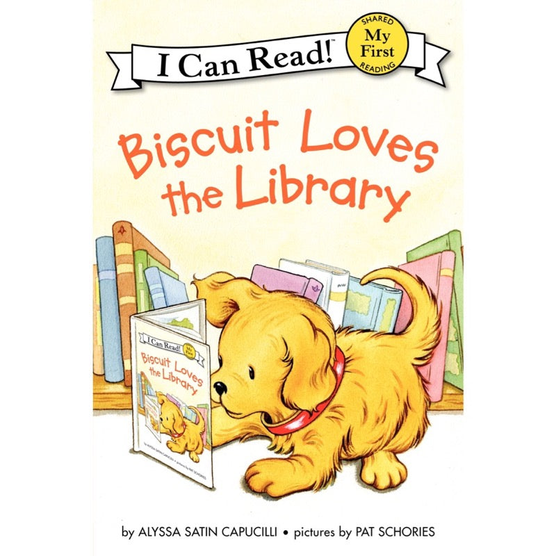 ICR: Biscuit Loves the Library (I Can Read! L0 My First)-Fiction: 橋樑章節 Early Readers-買書書 BuyBookBook