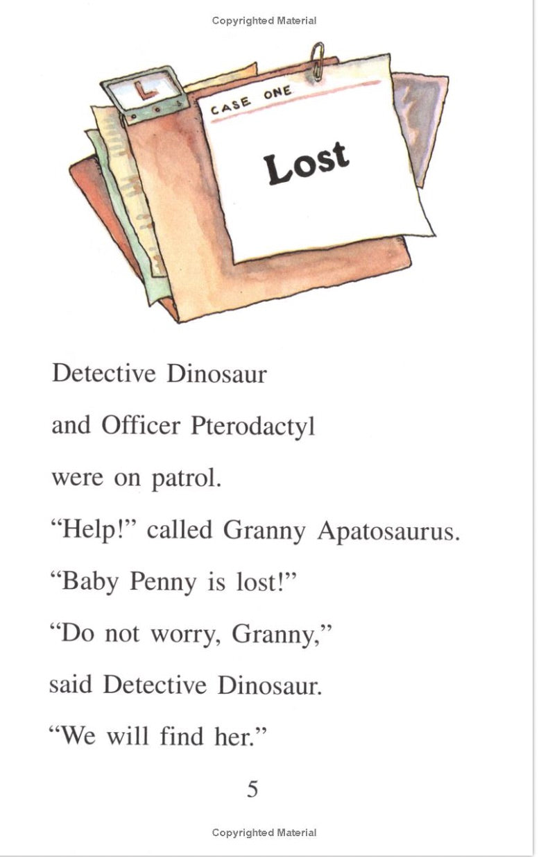 ICR: Detective Dinosaur Lost and Found (I Can Read! L2)-Fiction: 橋樑章節 Early Readers-買書書 BuyBookBook