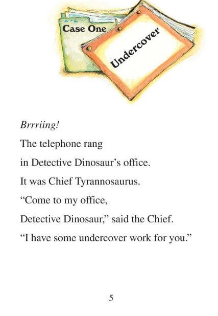 ICR: Detective Dinosaur Undercover (I Can Read! L2)-Fiction: 橋樑章節 Early Readers-買書書 BuyBookBook